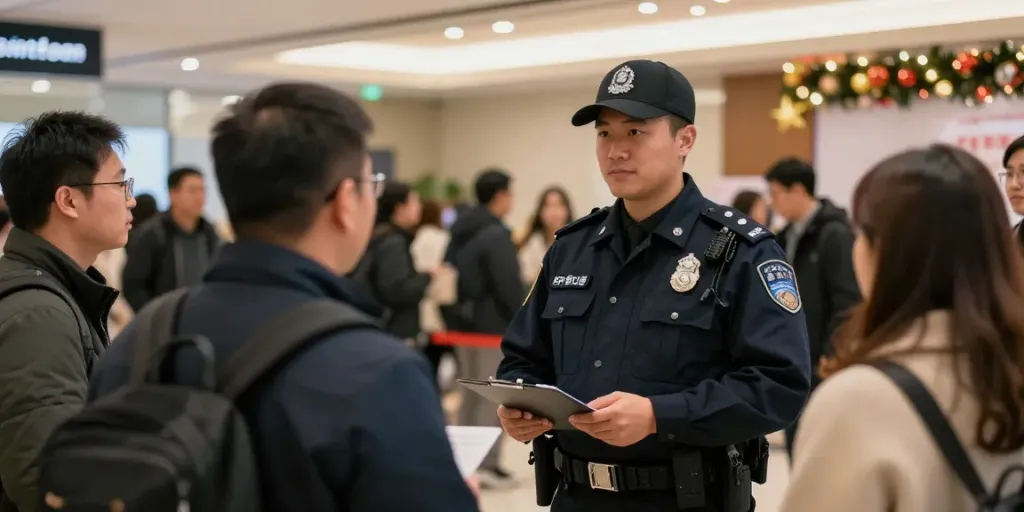 Trusted Security Guard ensuring safety at local corporate event.