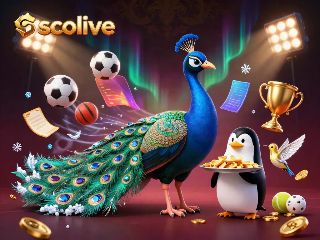 Socolive presents a vibrant 3D scene with dynamic sports elements, showcasing online betting excitement and luxury.