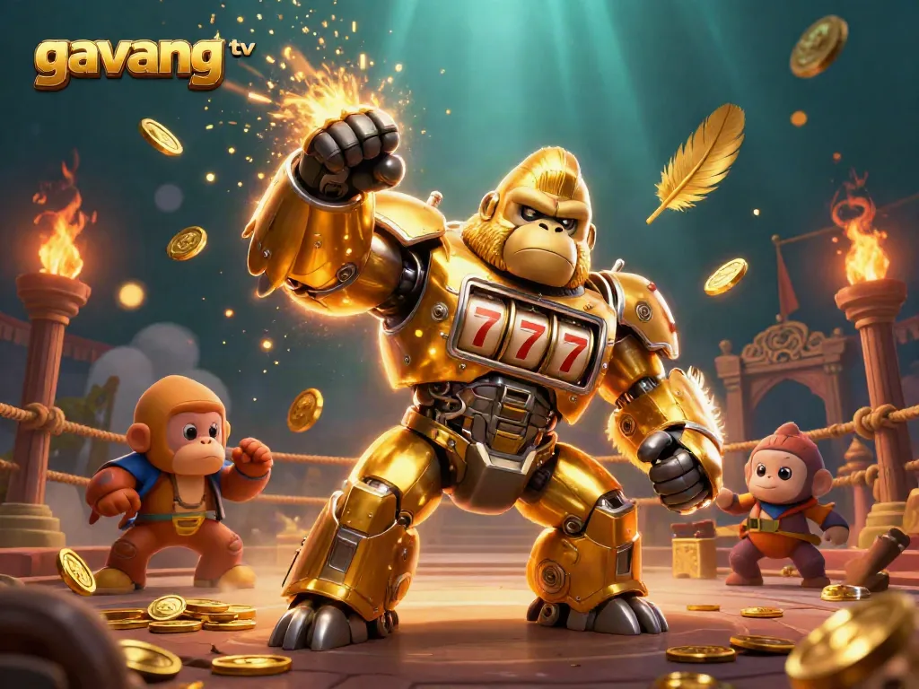 Experience an exhilarating sports betting moment with gavang tv showcased in this dynamic 3D illustration.