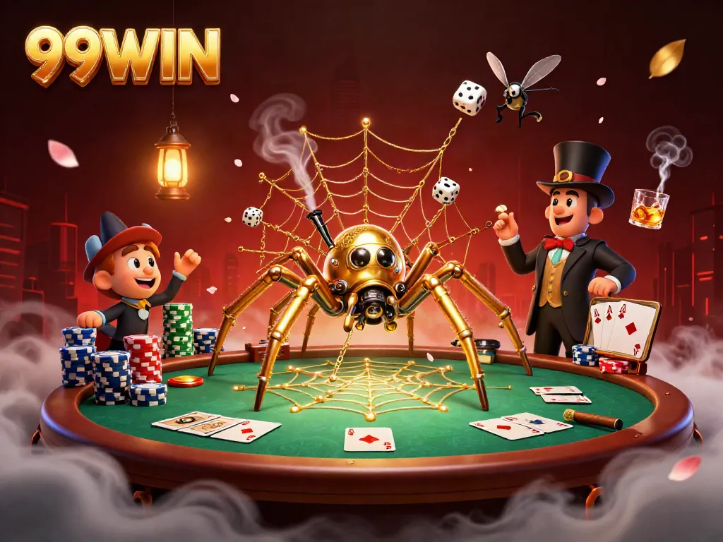 Experience thrilling gameplay with 99WIN's vibrant casino scenes featuring rich details and dynamic action.