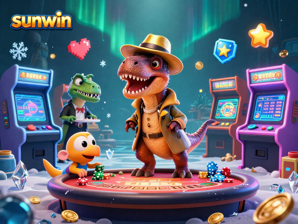 Ignite your luck with sunwin's vibrant 3D casino gameplay featuring unique characters!