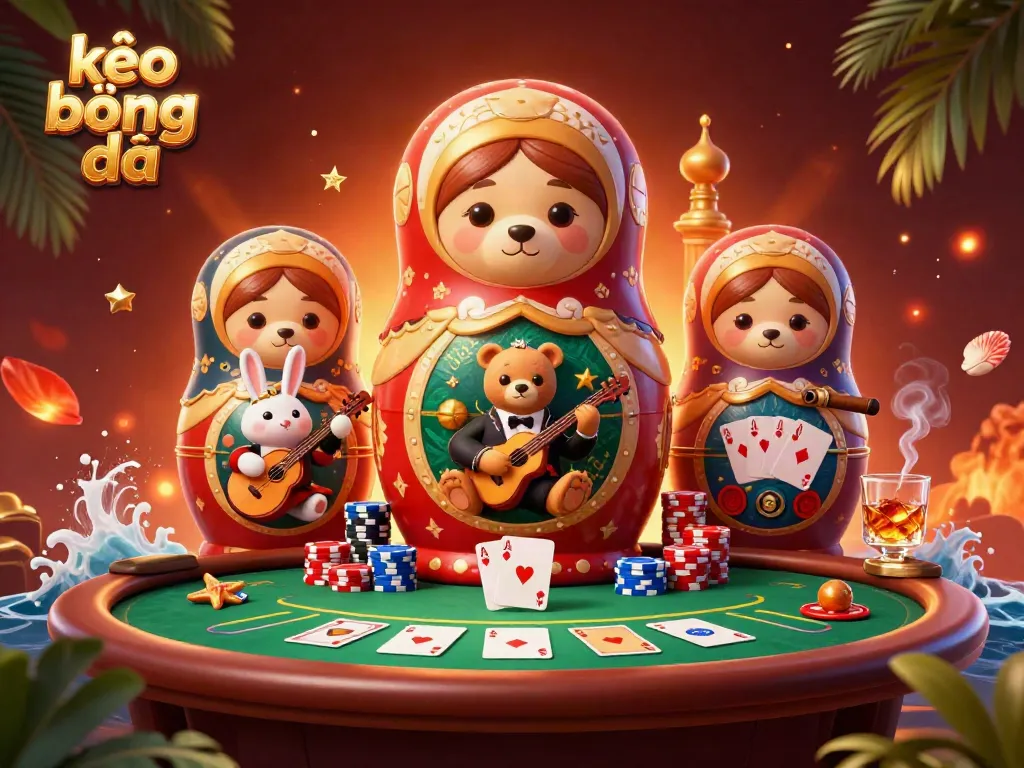 Experience kèo bóng đá excitement with vibrant characters and dynamic betting elements in this engaging illustration.