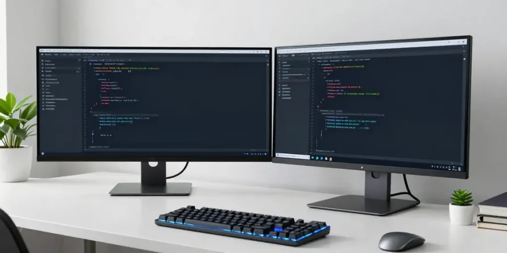 .co.uk renewal price displayed in a modern developer's workspace focused on software development and domain services.
