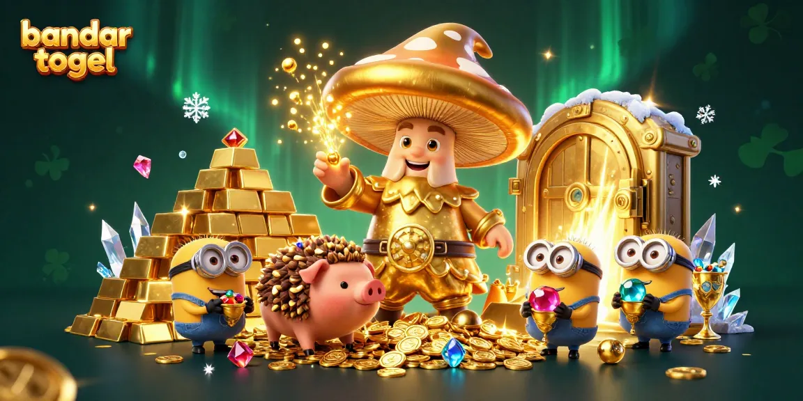 Experience thrilling fortunes with bandar togel in a magical 3D casino world bursting with treasures.