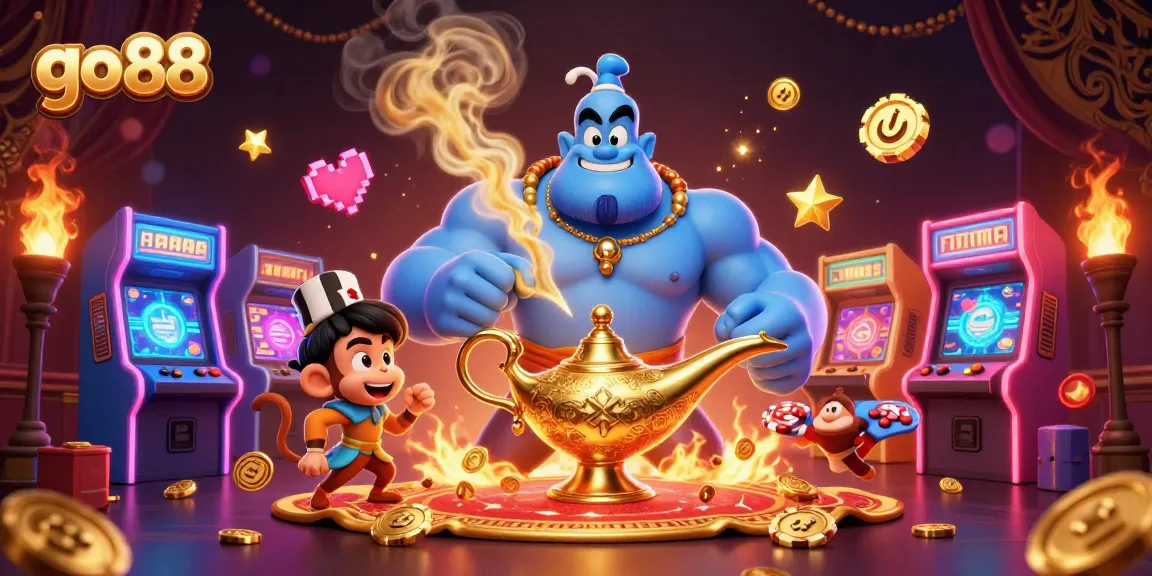 Join the thrilling go 88 adventure with a magical genie, monkey, and casino treasures!